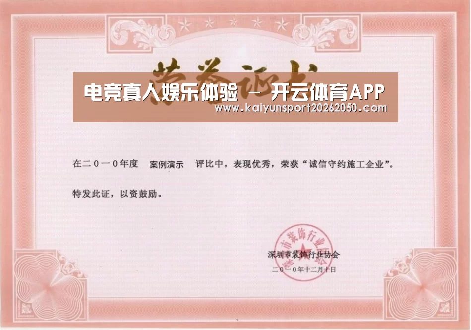 荣誉证书二