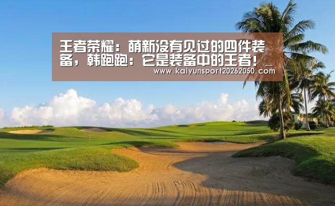 王者荣耀:萌新没有见过的四件装备,韩跑跑:它是装备中的王者!_开云体验(图1) 开云真人